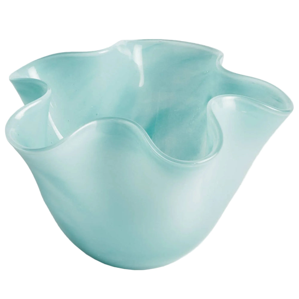 Napa Ceila Blue Sea Glass Bowl - 7.5" & 12"