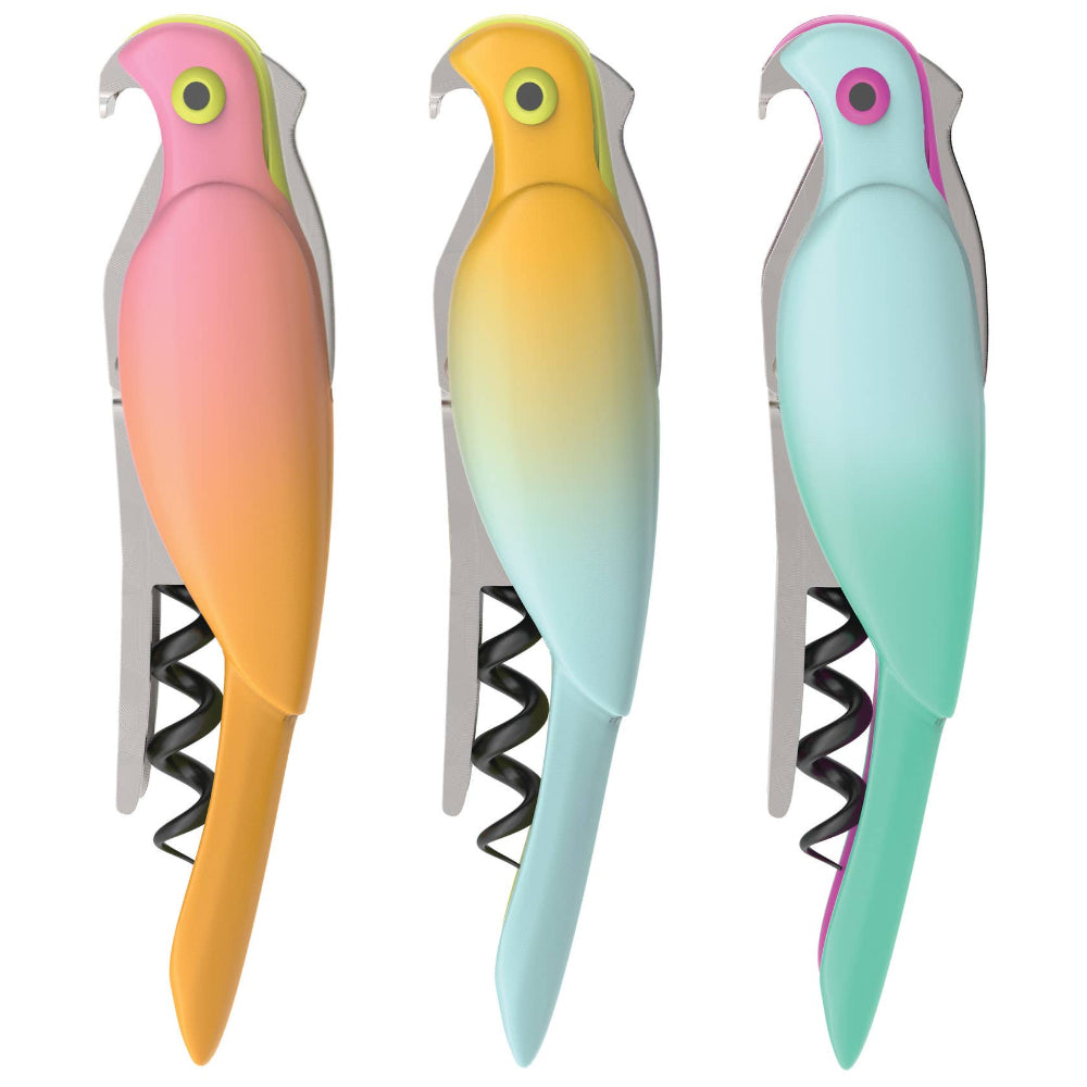 TRUE Zoo "Corkatoo" Bird-Shaped Corkscrew & Bottle Opener