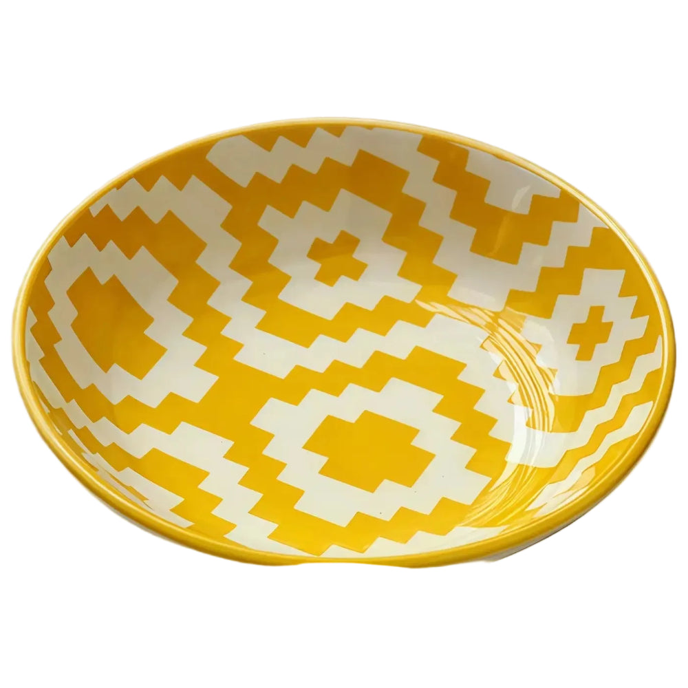 Otterware Hand-Painted Ceramic Bohemian Sauce Dishes - 3.8"