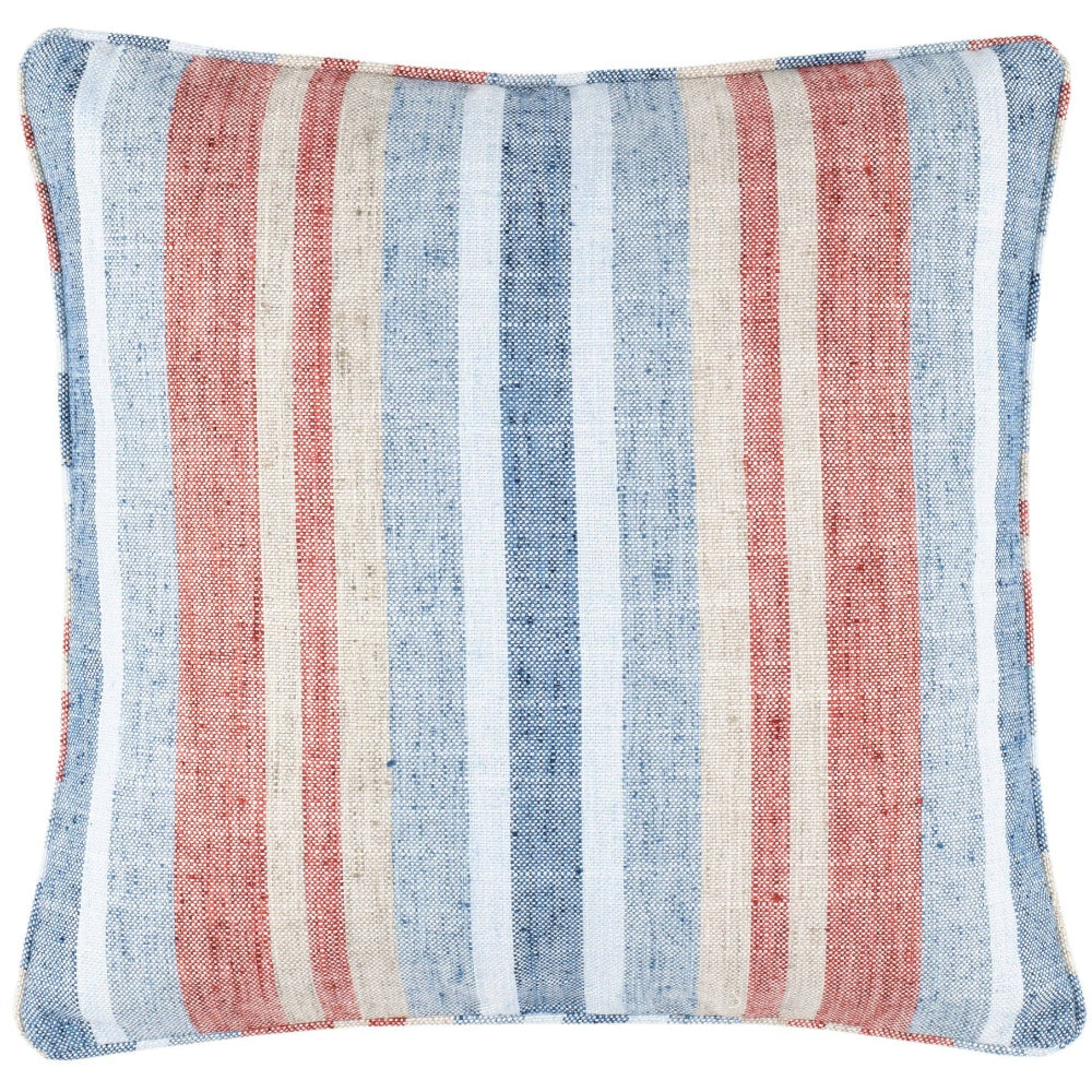 Annie Selke Polyester Miles Stripe Throw Pillow - 20" x 20"
