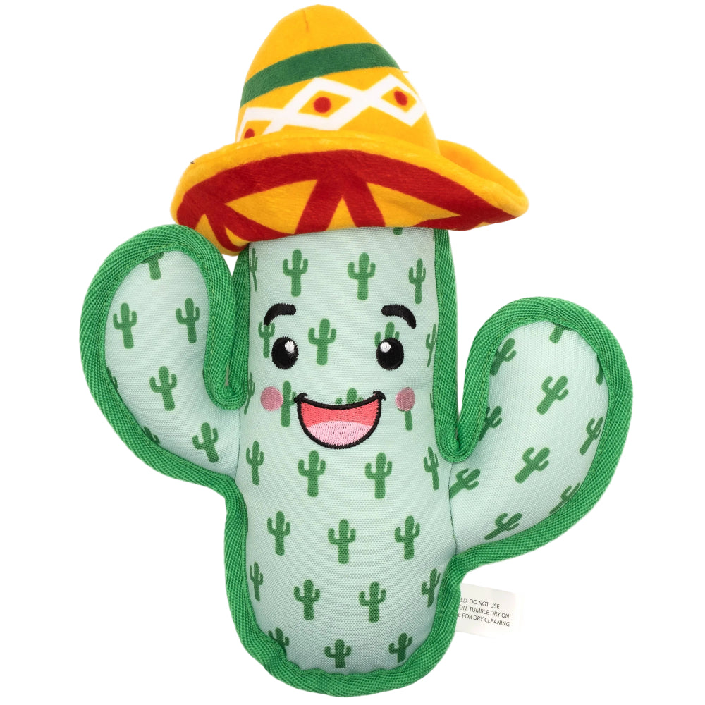 Worthy Dog Sombrero Cactus Dog Toy - 7.5" & 11"