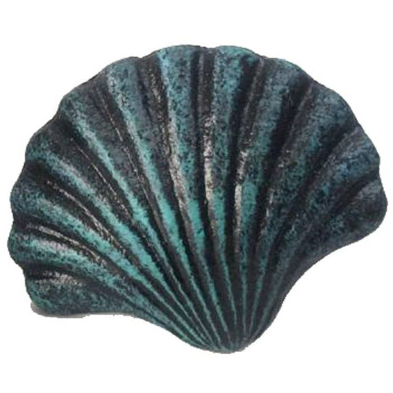 CB Home Cast Iron Scallop Shell Drawer Pull - 2.1" x 2.6"