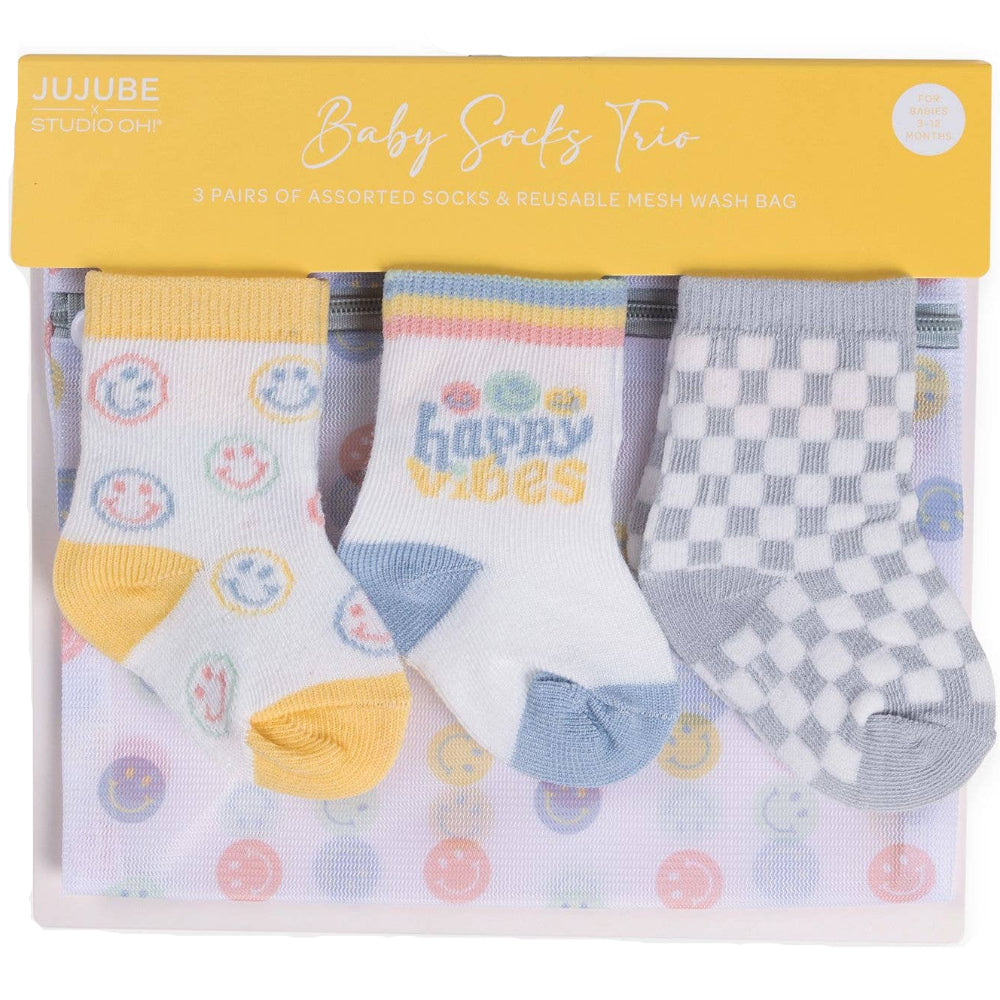 JuJuBe Baby Socks Trio Packs - 3 pair