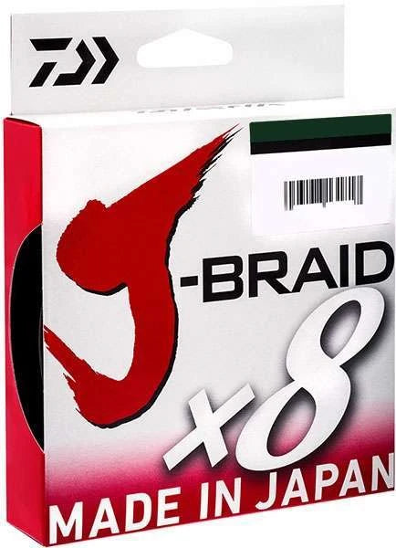 Daiwa J-Braid x8 Braided Fishing Line - 8 lb. to 65 lb.