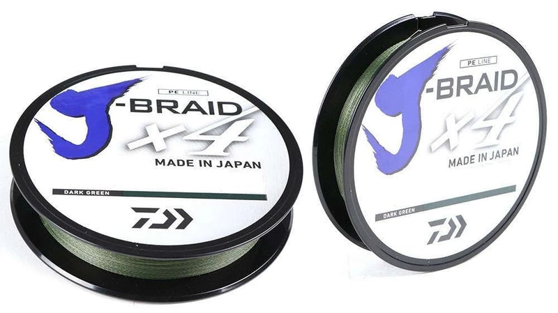 Daiwa J-Braid x4 Braided Fishing Line - 20 lb. to 50 lb.