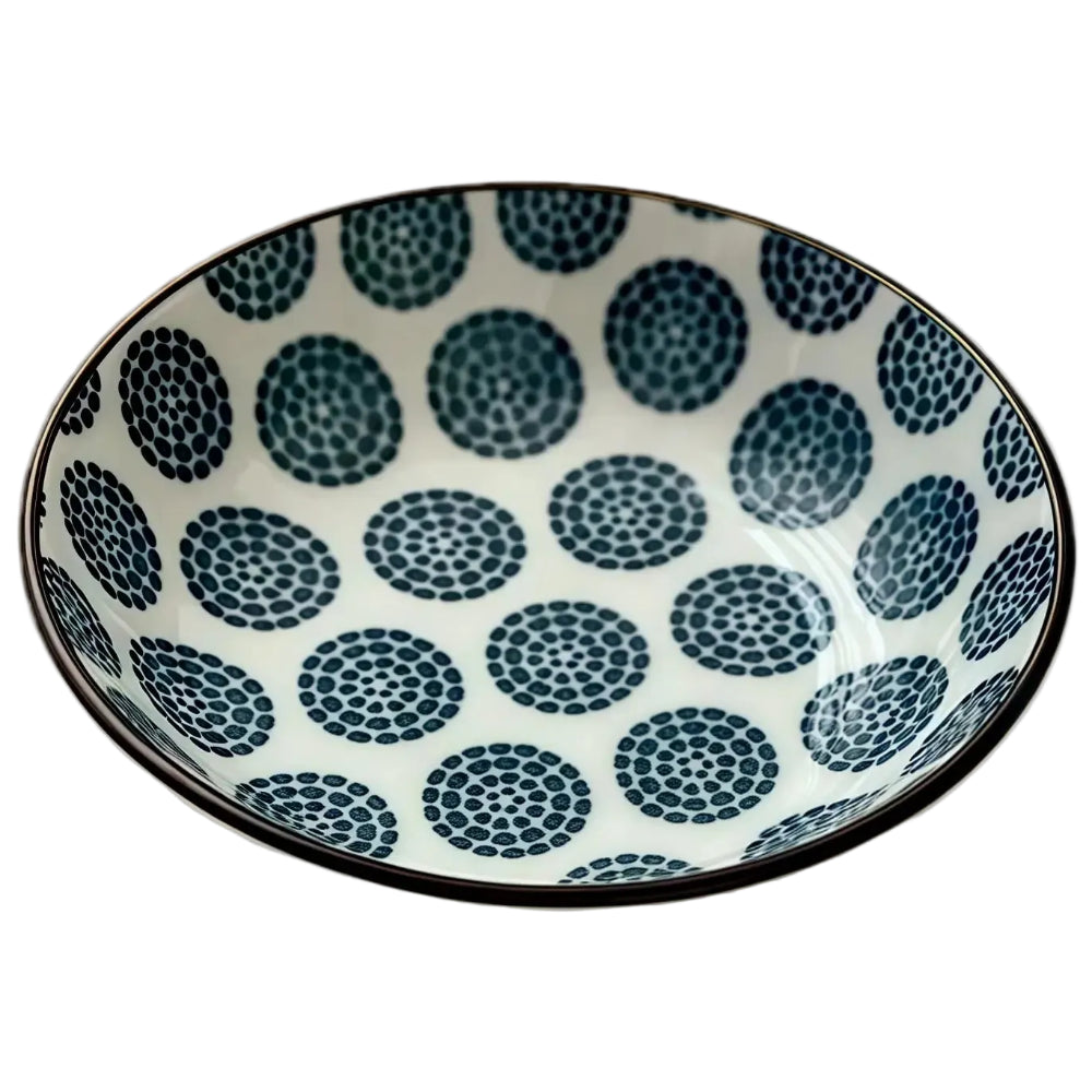 Otterware Hand-Painted Ceramic Bohemian Sauce Dishes - 3.8"