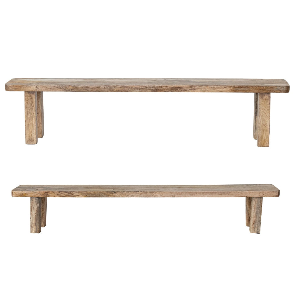 Natural Mango Wood Plant Nesting Pedestals - 36"