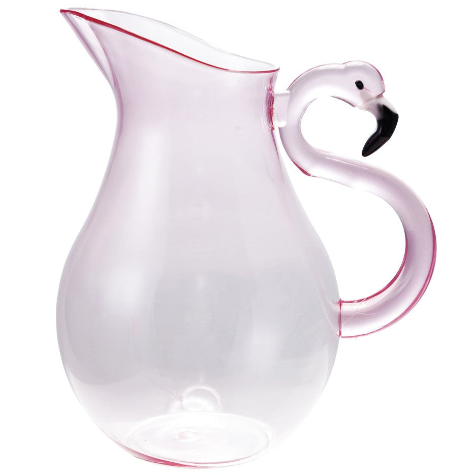 Rose Pink Acrylic Flamingo Pitcher - 2.5 qt.