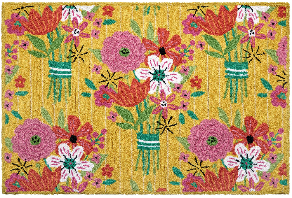 Peking Handicraft Hook-and-Loop Wool Rugs - 2' x 3'