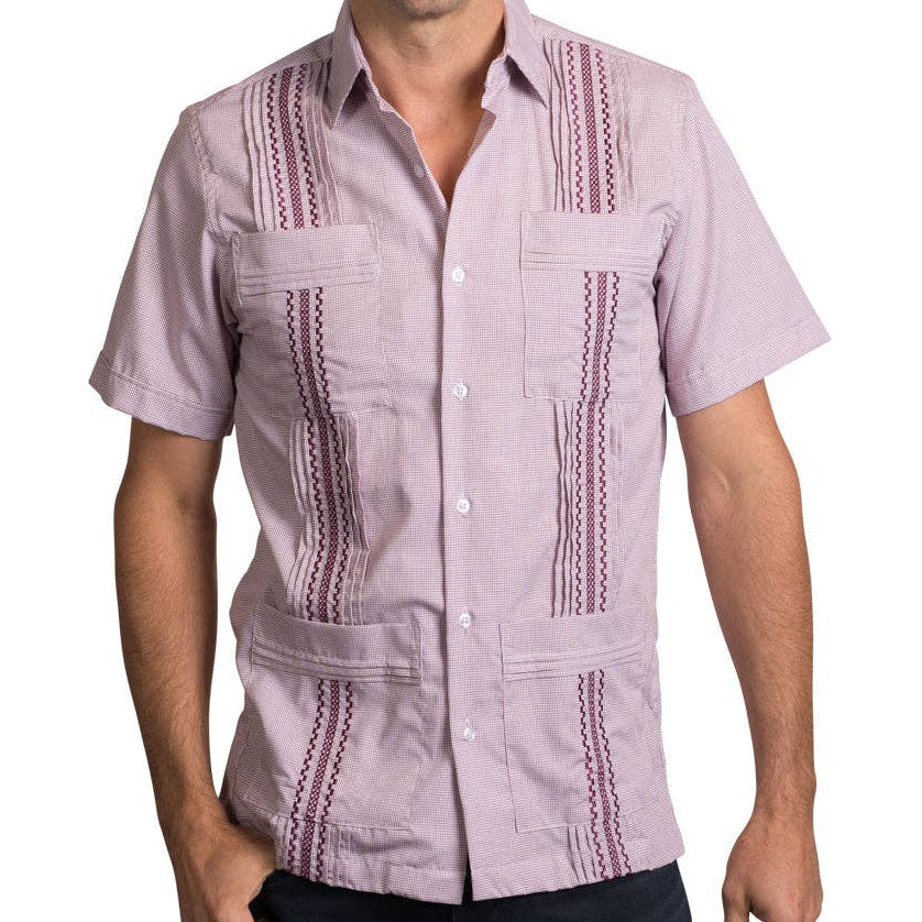 San Cristobal Wrinkle-Free Cotton Guayabera Shirts