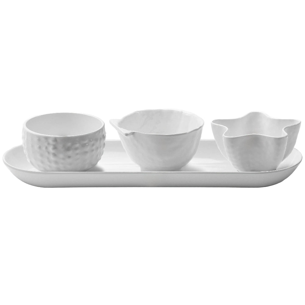 Q Squared Captiva Melamine Sea Life Snack Bowl Set - 4 pc.