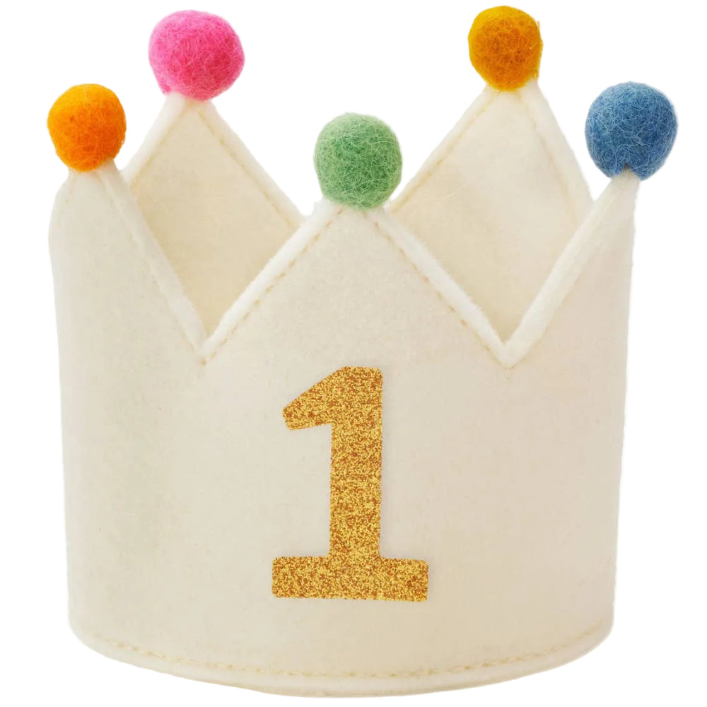Foggy Dog Adjustable DIY Felt Birthday Crown & Numbers Set