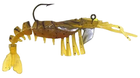 Egret Vudu Jumbo Shrimp 4" Pre-Rigged Soft Lures - 2 pc.