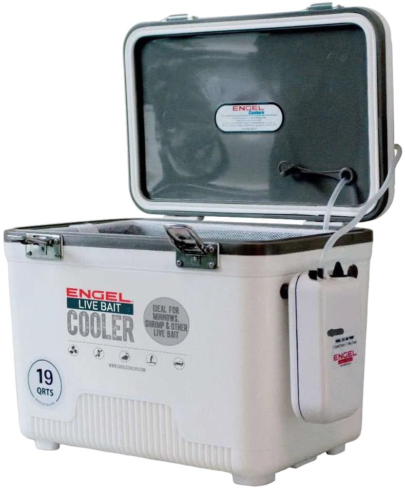 Engel Live Bait Cooler, Net, & Pump Kits - 13 qt. & 19 qt.