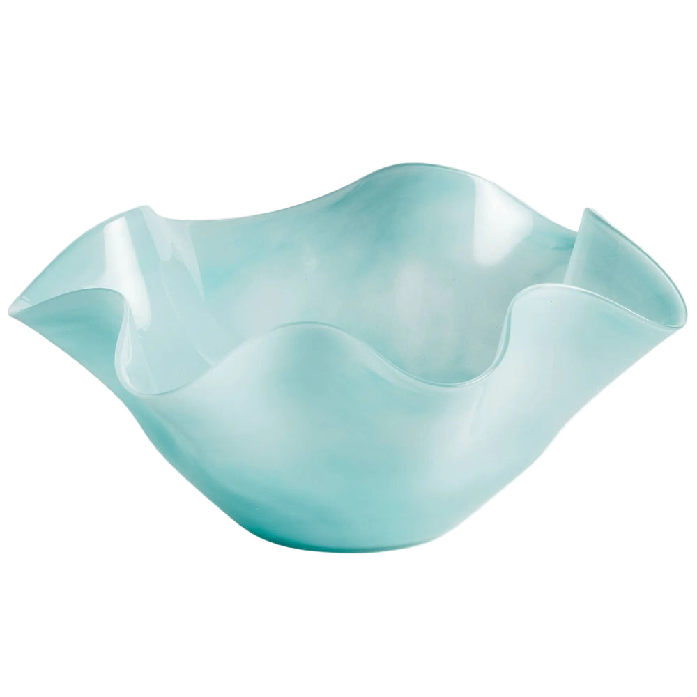 Napa Ceila Blue Sea Glass Bowl - 7.5" & 12"