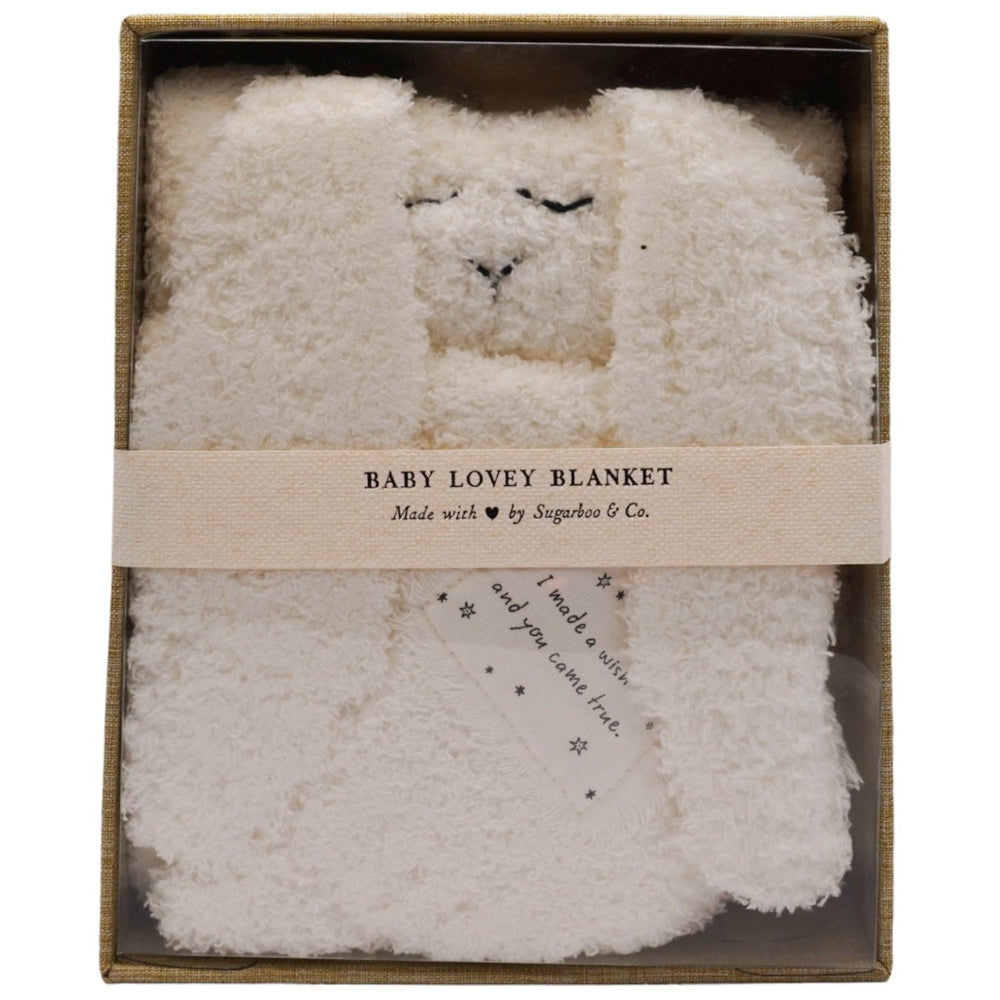 Sugarboo & Co. Lovey Bunny Blanket - 15" x 16"