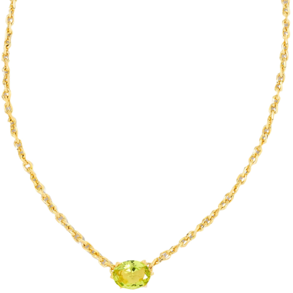 Kendra Scott Cailin Gold Crystal Pendant Necklace