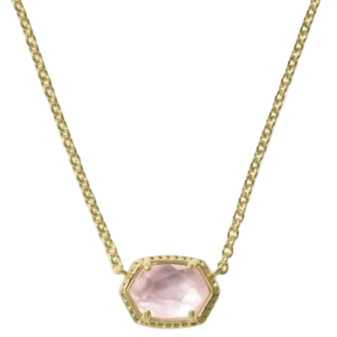 Kendra Scott Daphne Gold Frame Short Pendant Necklace