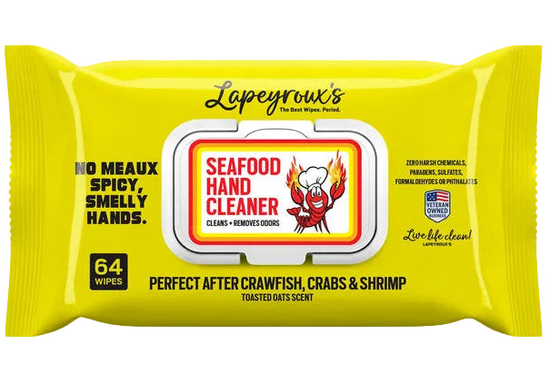Lapeyroux's Seafood Hand Cleaner Wipes & Soap