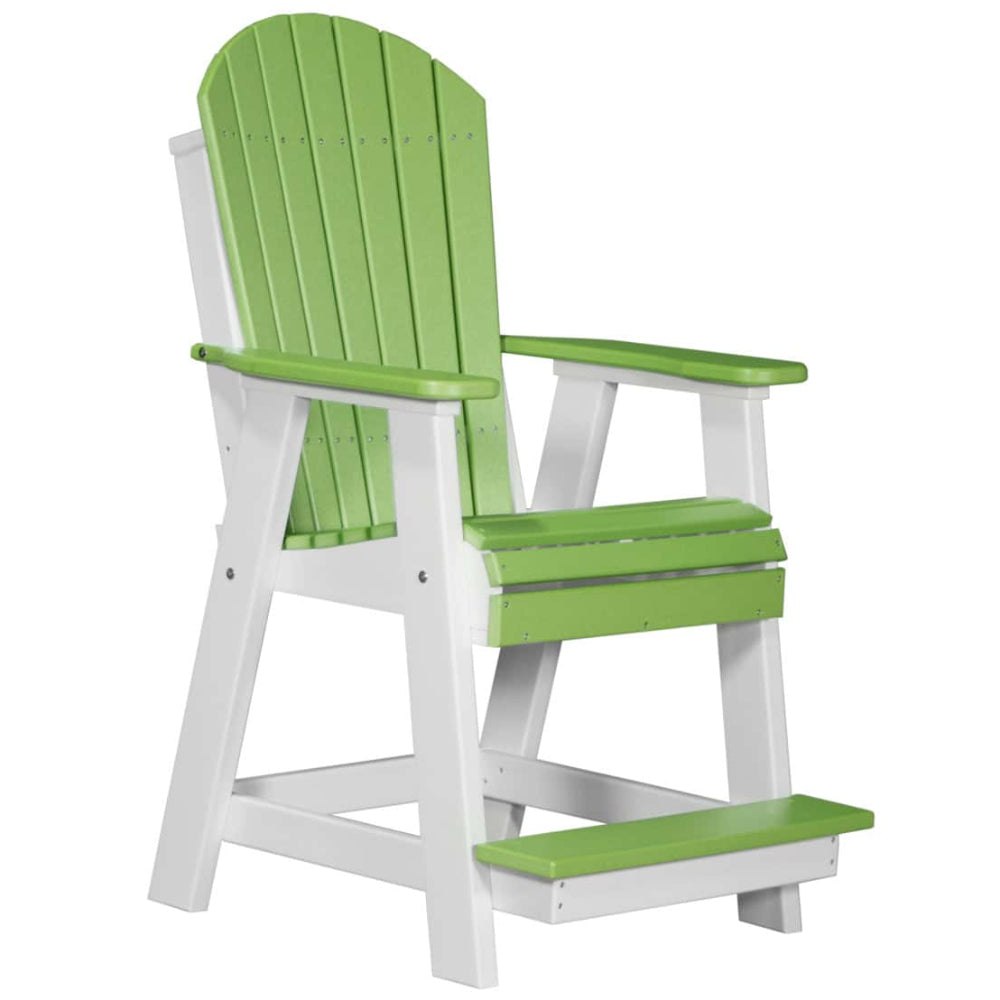 LuxCraft Polywood Adirondack Balcony Chair
