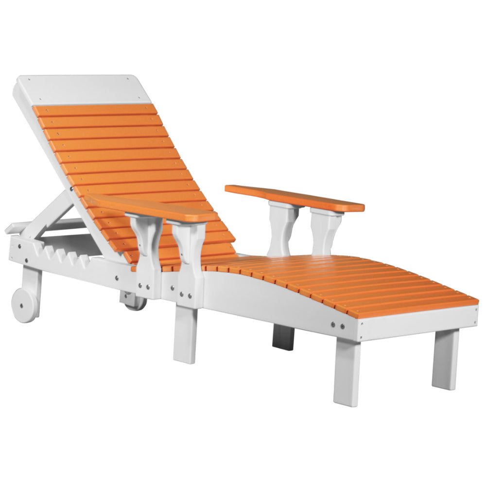 LuxCraft Polywood Lounge Chair - 78" Long