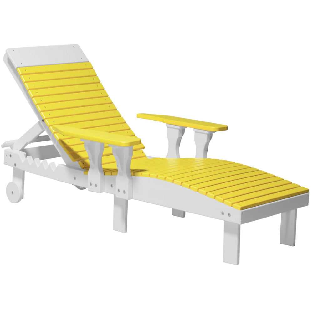 LuxCraft Polywood Lounge Chair - 78" Long