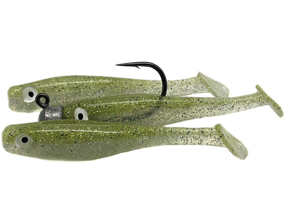 Marker 54 Mullet Run Soft Lure + Hook Rig - 3 pc.