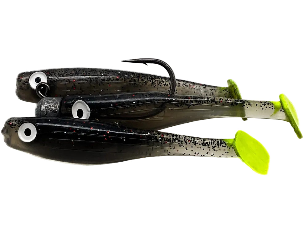 Marker 54 Mullet Run Soft Lure + Hook Rig - 3 pc.