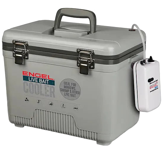 Engel Live Bait Cooler, Net, & Pump Kits - 13 qt. & 19 qt.
