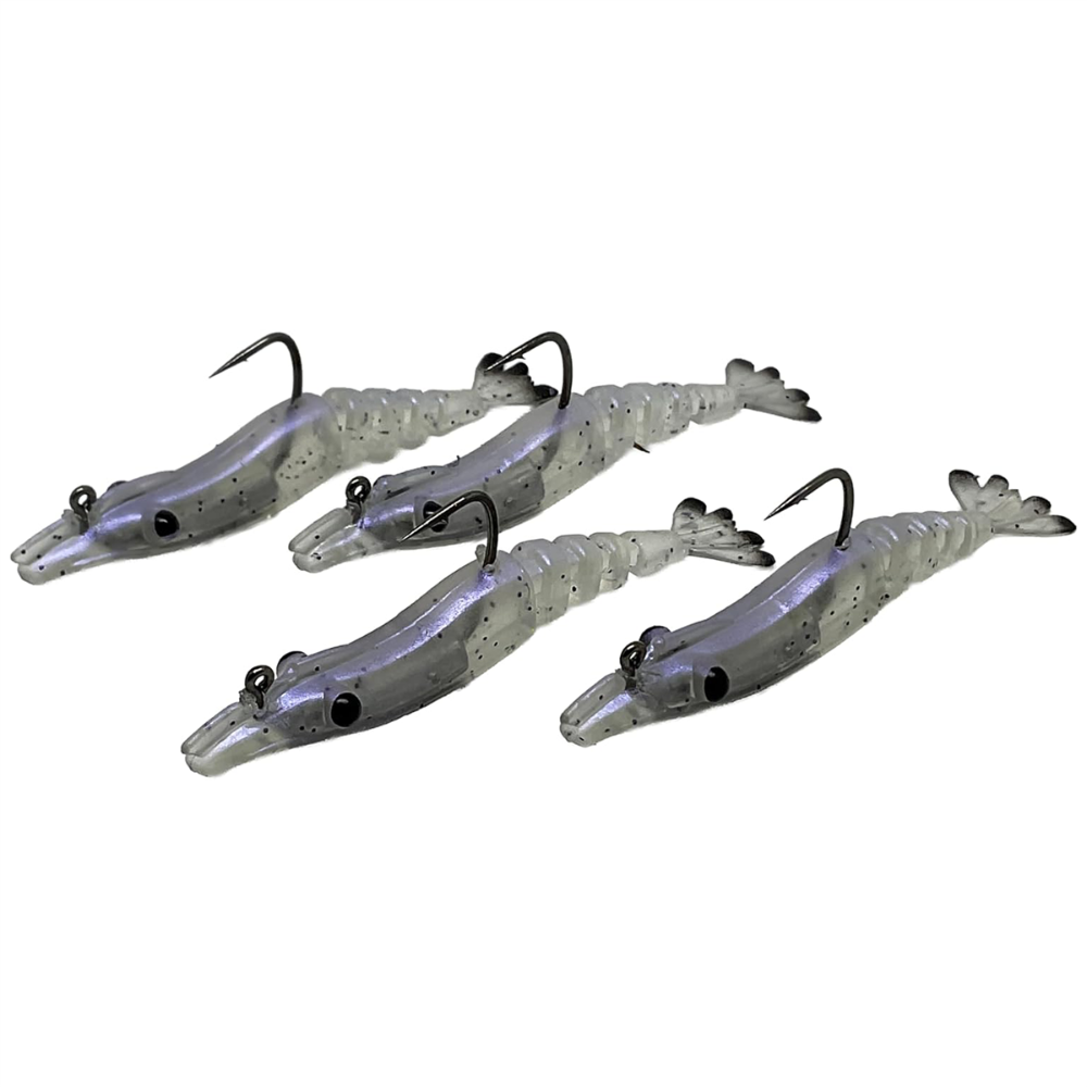 Marker 54 Shrimplets Soft Lure + Hook Rig - 4 pc.