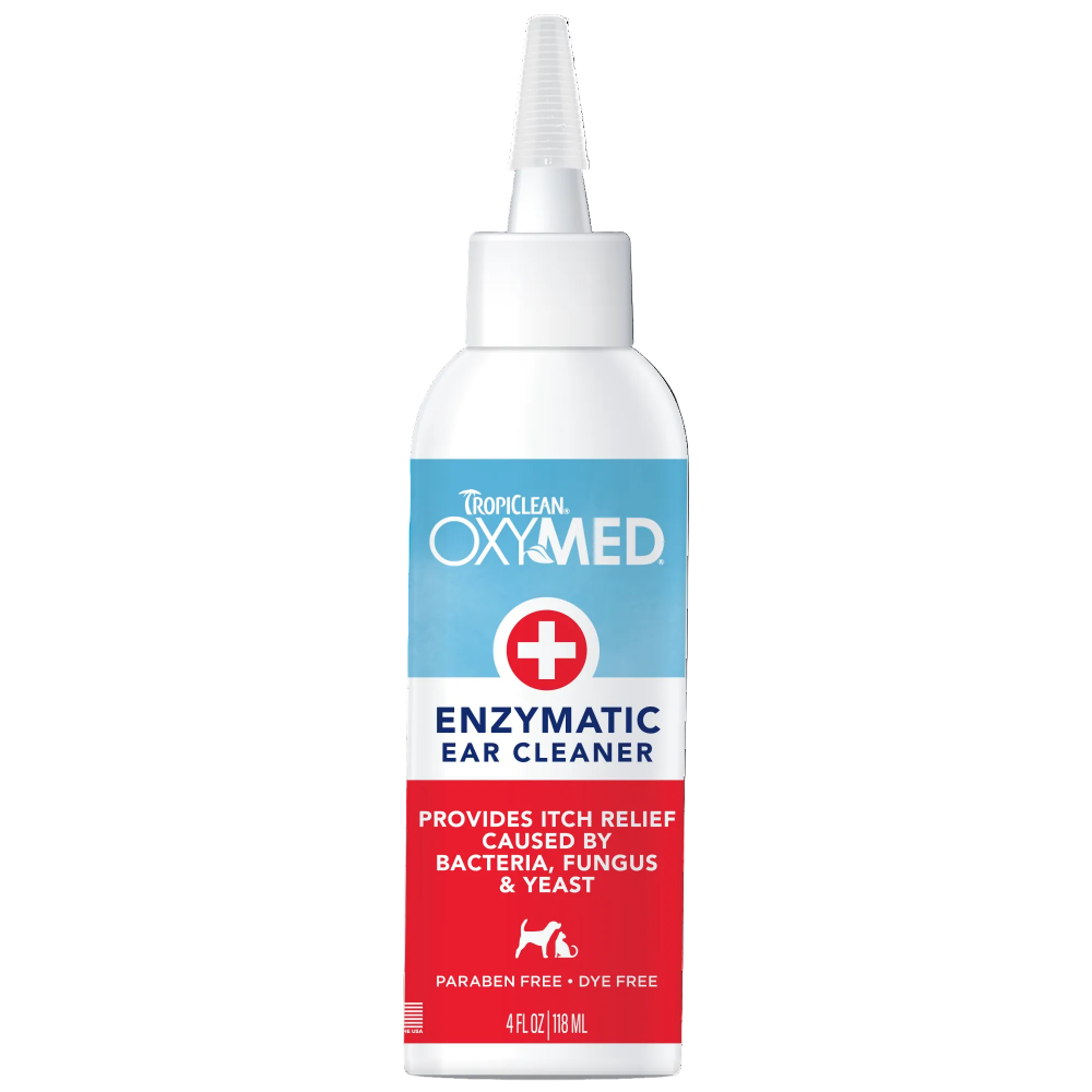 TropiClean OxyMed Enzymatic Ear Cleaner for Pets - 4 oz.