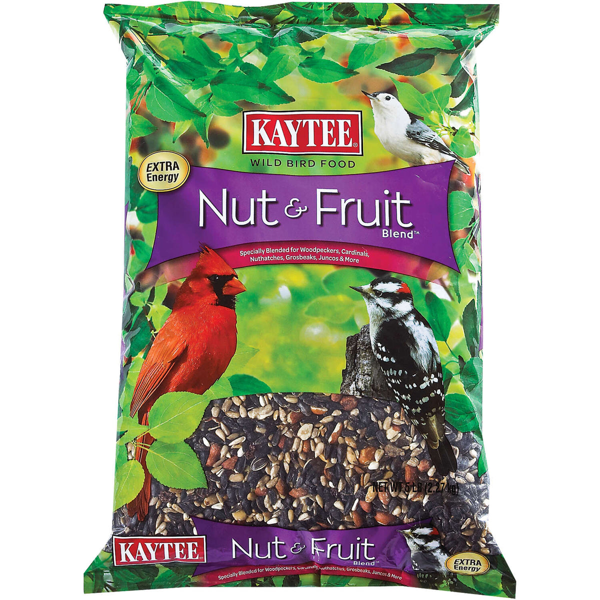 Kaytee Nut & Fruit Bird Seed Blend - 5 lb. & 20 lb.