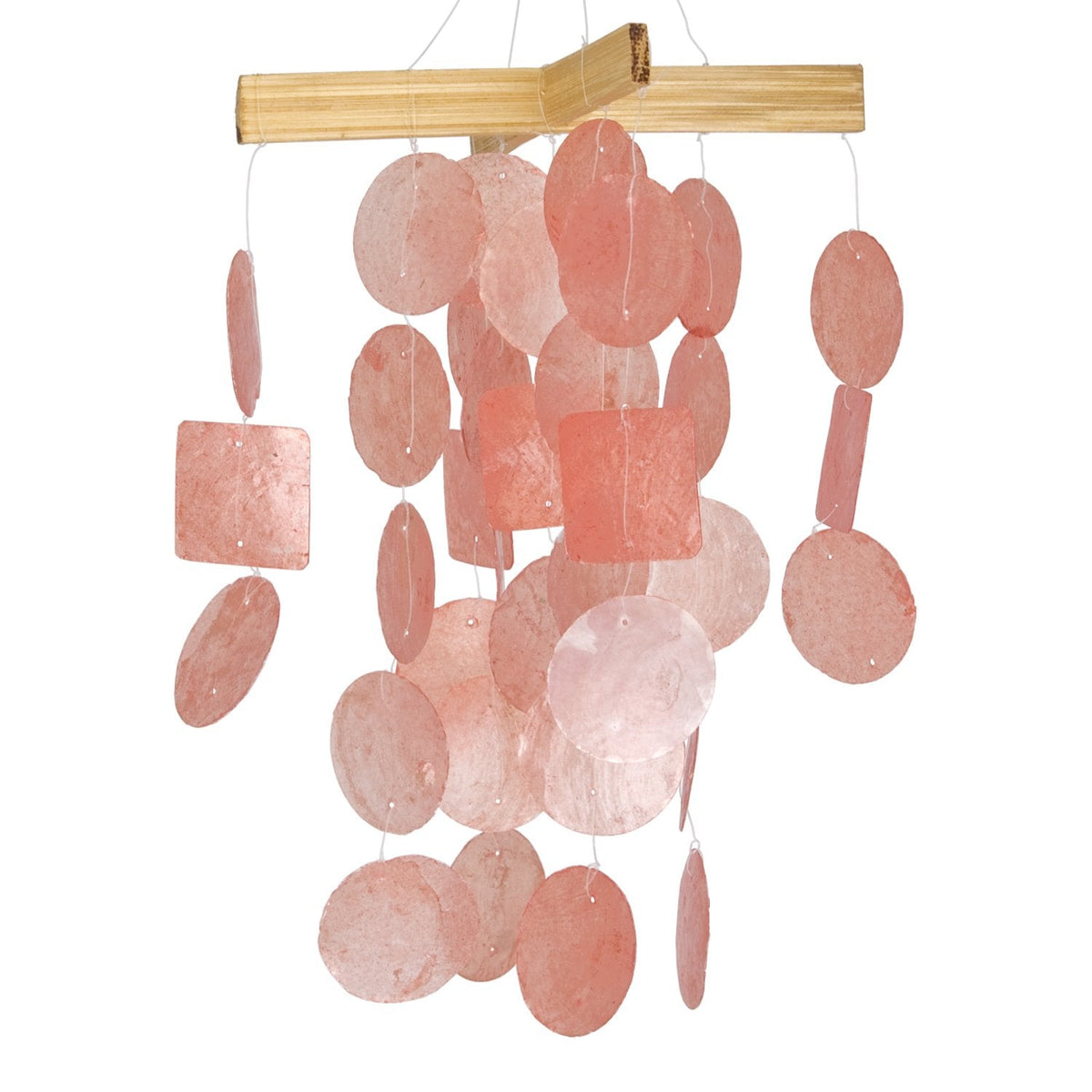 Woodstock Mini Capiz Windchimes - 12"