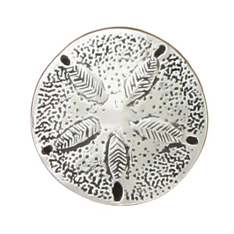 Basic Spirit Ocean-Themed Pewter Cabinet Knobs - 1.25"