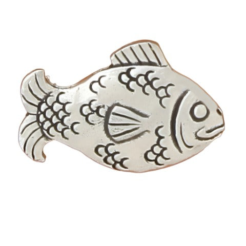 Basic Spirit Ocean-Themed Pewter Cabinet Knobs - 1.25"