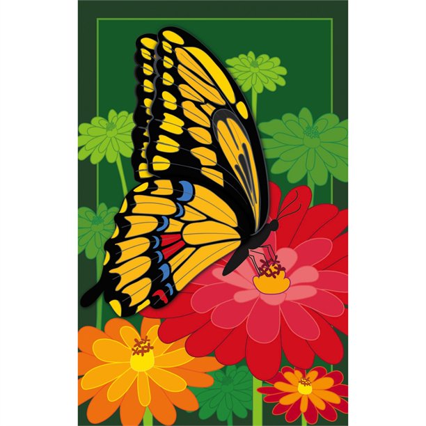 Evergreen Nature & Bird Themed House Flags - 28" x 44"