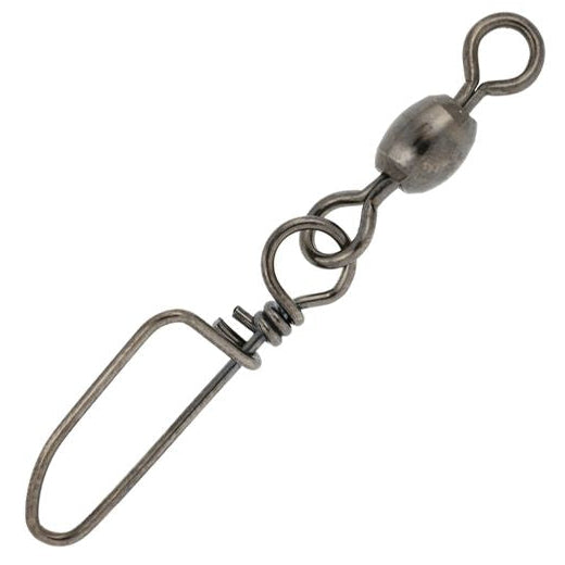 Eagle Claw Black Steel Crane Swivels w/ Coastlock Snap