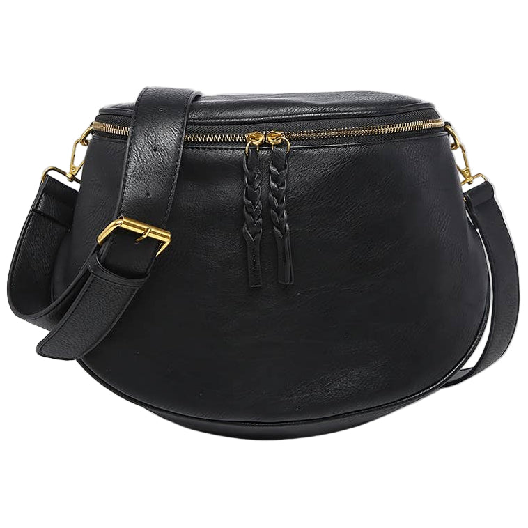 Jen & Co. Megan Distressed Vegan Leather Sling Bag