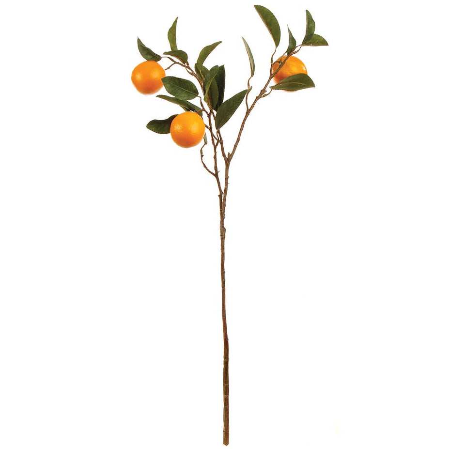 Napa Faux Orange Tree Branch Pick - 28.5"