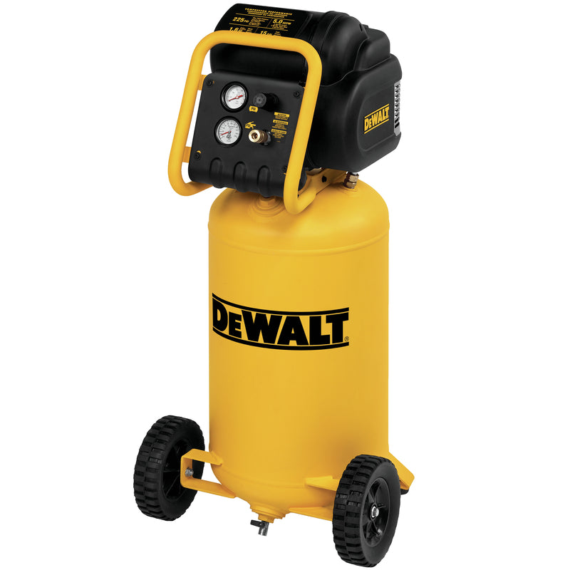 DeWalt 15-Gallon Vertical Portable Wheeled Air Compressor (225 PSI)