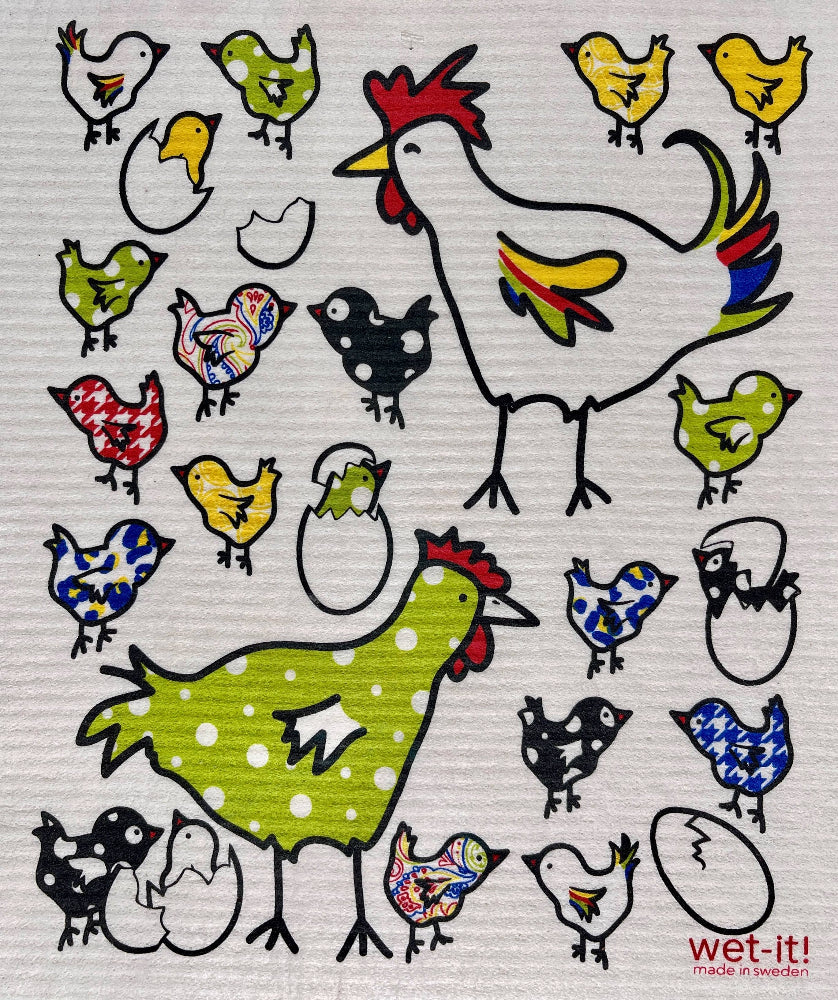 Wet-It! Swedish Cellulose-Blend Dishcloths - 6.75" x 8"