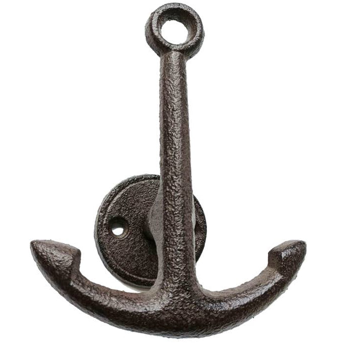 CB Home Rustic Cast Iron Anchor Wall Hook - 4.75"
