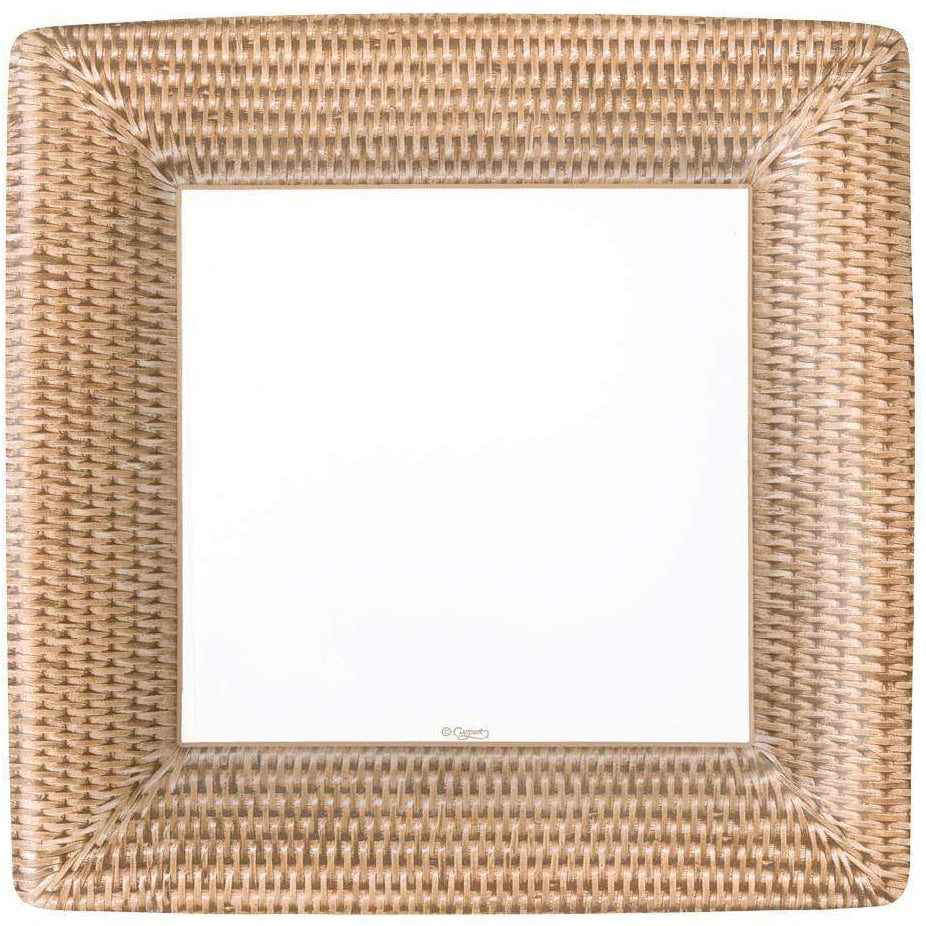 Caspari Square Paper Plates - 8 pc.