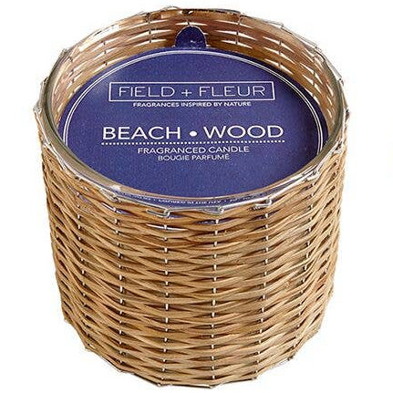 Field+Fleur Soy Wax Wicker Candles - 12 oz. & 21 oz.