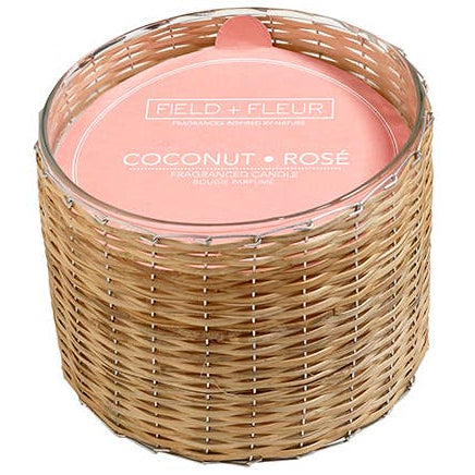Field+Fleur Soy Wax Wicker Candles - 12 oz. & 21 oz.