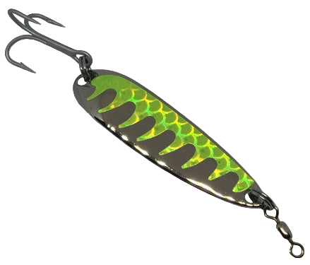 Gator Lures Silver Gator Casting Spoons - 0.75 oz to 3 oz.