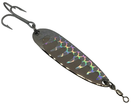 Gator Lures Silver Gator Casting Spoons - 0.75 oz to 3 oz.
