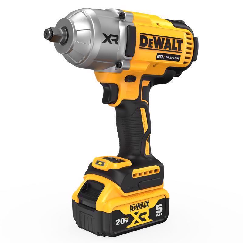 DeWalt 20V MAX XR 1/2" Cordless Impact Wrench & Hog Ring (w/ Battery & Charger)