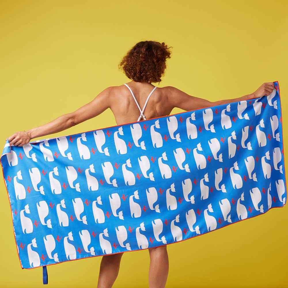 RockFlowerPaper Rock Flower Paper Reversible Eco Beach Towels - 30" x 70"