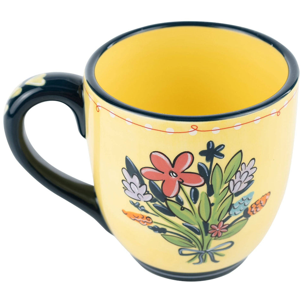 Glory Haus Ceramic "Happiness Is Having Grandkids" Mug - 16 oz.